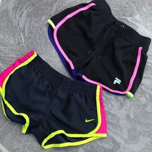 Sz 8/M girls athletic shorts - 2 pairs
